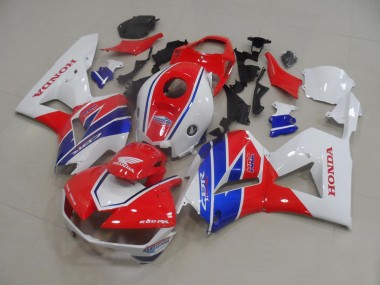 Preisgünstige Honda CBR600RR Motorrad Verkleidung 2013-2023 - Weiss Rot Blau TT Legends