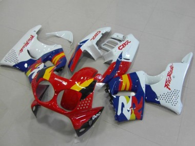 Preisgünstige Honda CBR900RR 893 Motorrad Verkleidung 1994-1995 - Weiss Rot Blau Gelb