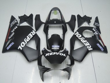 Preisgünstige Honda CBR900RR 954 Motorrad Verkleidung 2002-2003 - Matt Schwarz Repsol