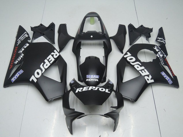 Preisgünstige Honda CBR900RR 954 Motorrad Verkleidung 2002-2003 - Matt Schwarz Repsol