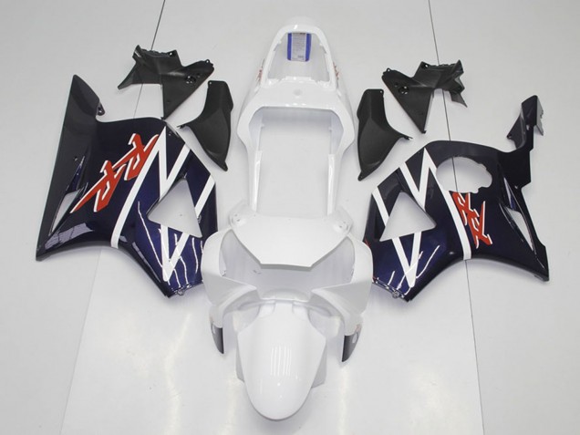 Preisgünstige Honda CBR900RR 954 Motorrad Verkleidung 2002-2003 - Dunkel Blau Weiss