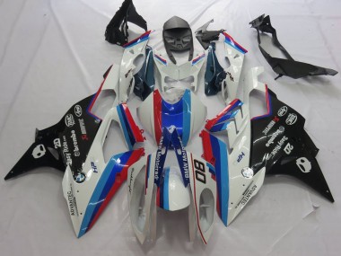 Preisgünstige BMW S1000RR Motorrad Verkleidung 2015-2016 - Weiss Rot Blau Glanzendes Schwarz Motorrad
