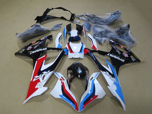 Preisgünstige BMW S1000RR Motorrad Verkleidung 2019-2022 - Weiss Blau Rot Schwarz