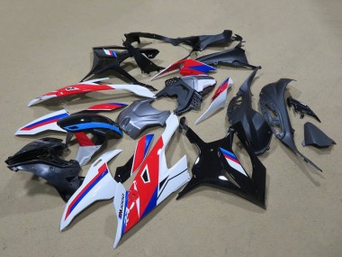 Preisgünstige BMW S1000RR Motorrad Verkleidung 2019-2022 - Schwarz Weiss Rot Blau