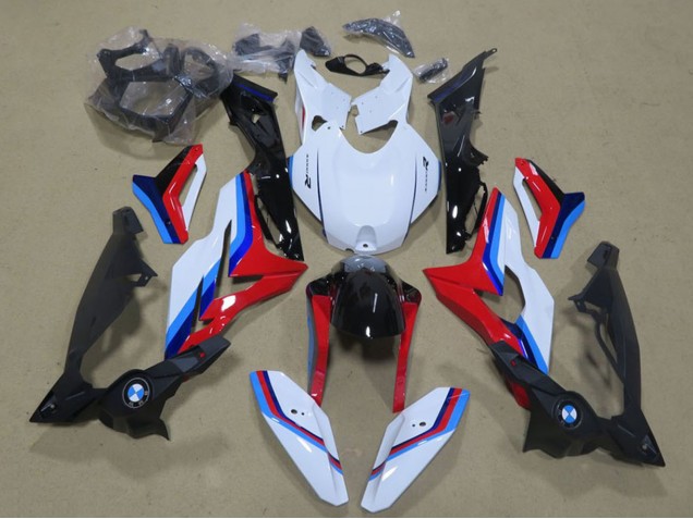 Preisgünstige BMW S1000R Motorrad Verkleidung 2017-2018 - Weiss Blau Rot Schwarz