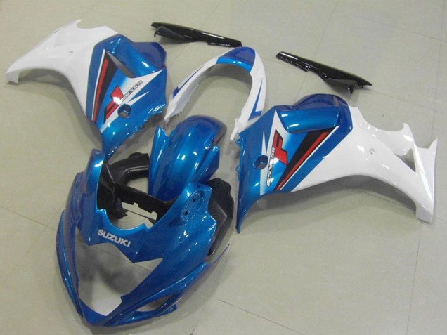 Preisgünstige Suzuki GSX650F Motorrad Verkleidung 2008-2013 - Weiss Blau