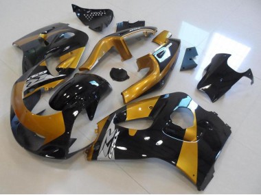 Preisgünstige Suzuki GSXR 600 Motorrad Verkleidung 1996-2000 - Gold Schwarz