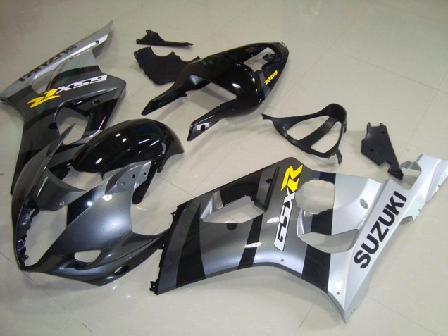 Preisgünstige Suzuki GSXR 1000 Motorrad Verkleidung 2003-2004 - Silber Grau Schwarz Gelb