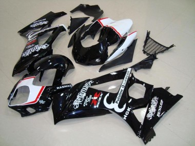 Preisgünstige Suzuki GSXR 1000 Motorrad Verkleidung 2007-2008 - Glanzendes Schwarz Rot Relentless