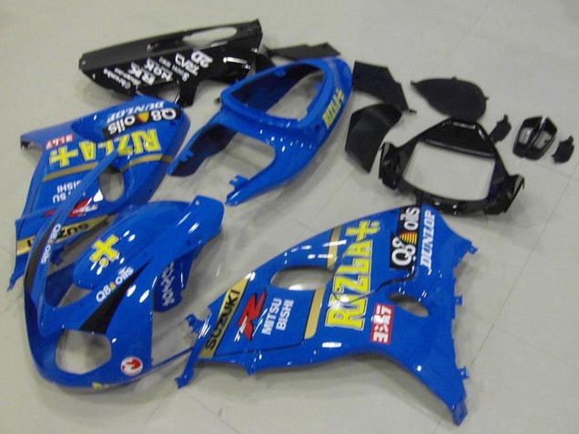 Preisgünstige Suzuki TL1000R Motorrad Verkleidung 1998-2003 - Blau Gelb Schwarz Rizla Dunlop