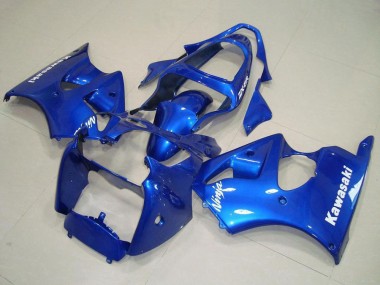 Preisgünstige Kawasaki ZX6R Motorrad Verkleidung 2000-2002 - Blau