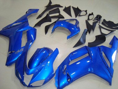Preisgünstige Kawasaki ZX6R Abs Motorrad Verkleidungen 2007-2008 - Blau