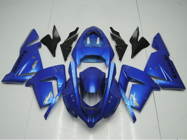 Preisgünstige Kawasaki ZX10R Motorrad Verkleidung 2004-2005 - Blau
