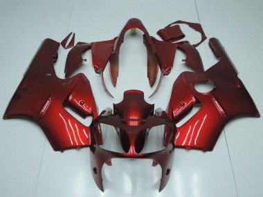 Preisgünstige Kawasaki ZX12R Motorrad Verkleidung 2000-2001 - Bonbon Rot