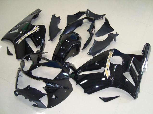 Preisgünstige Kawasaki ZX12R Motorrad Verkleidung Kit 2002-2006 - Glanzendes Schwarz