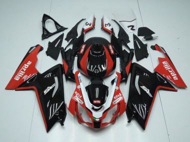 Preisgünstige Aprilia RS125 Motorrad Verkleidung 2006-2011 - Glanzendes Schwarz Rot Weiss