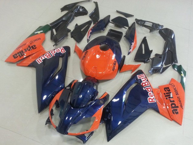 Preisgünstige Aprilia RS125 Motorrad Verkleidung 2006-2011 - Orange Dunkel Blau