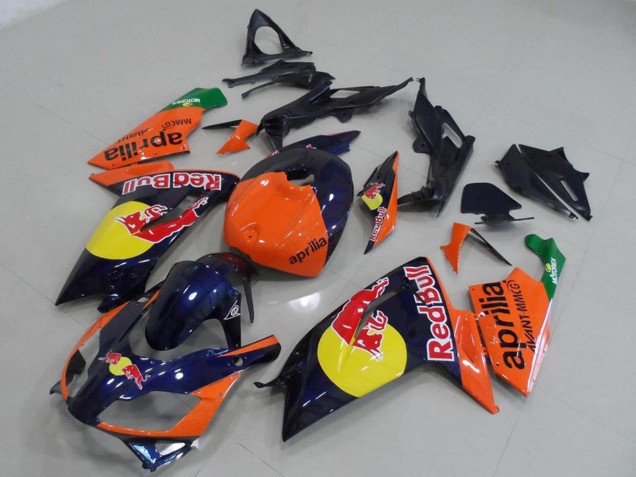 Preisgünstige Aprilia RS125 Motorrad Verkleidung 2006-2011 - Orange Rot Gelb Dunkel Blau Red Bull