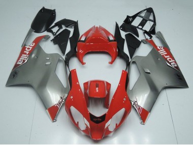 Preisgünstige Aprilia RSV1000 Motorrad Verkleidung 2003-2006 - Rot Grau Schwarz