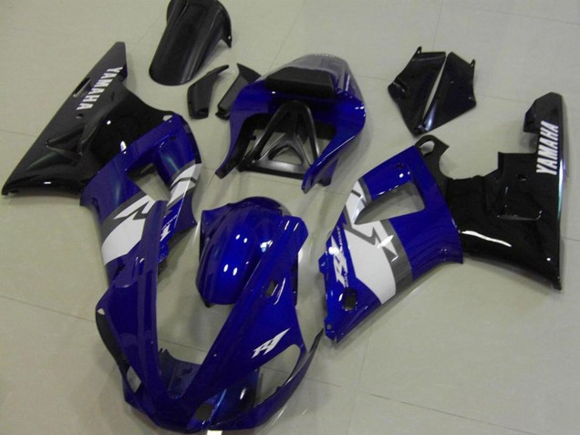 Preisgünstige Yamaha YZF R1 Motorrad Verkleidung 2000-2001 - Blau Weiss Schwarz