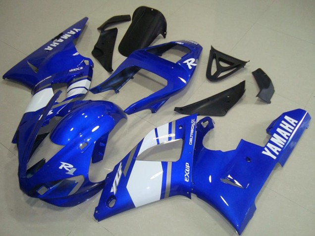 Preisgünstige Yamaha YZF R1 Motorrad Verkleidung 2000-2001 - Blau Weiss