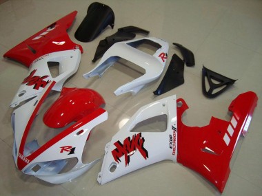 Preisgünstige Yamaha YZF R1 Motorrad Verkleidung 2000-2001 - Weiss Rot