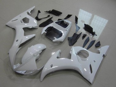 Preisgünstige Yamaha YZF R6 Motorrad Verkleidung 2003-2004 - Glanzendes Weiss