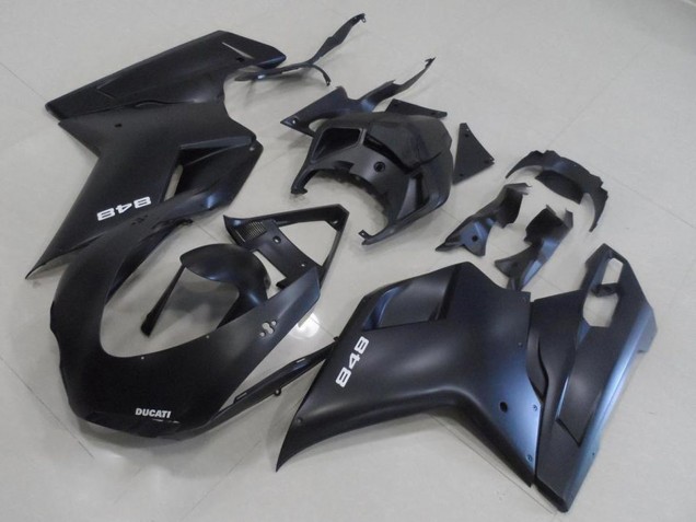 Preisgünstige Ducati 848 Motorrad Verkleidung Kit 2007-2014 - Matt Schwarz