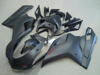 Preisgünstige Ducati 848 Motorrad Verkleidung 2007-2014 - Matt Schwarz