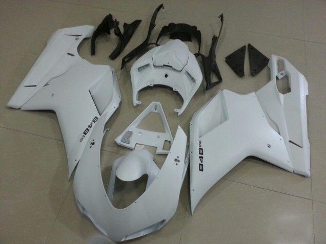 Preisgünstige Ducati 848 Motorrad Verkleidung 2007-2014 - Weiss