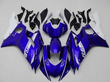 Preisgünstige Yamaha YZF R6 Motorrad Verkleidung 2017-2023 - Weiss Blau