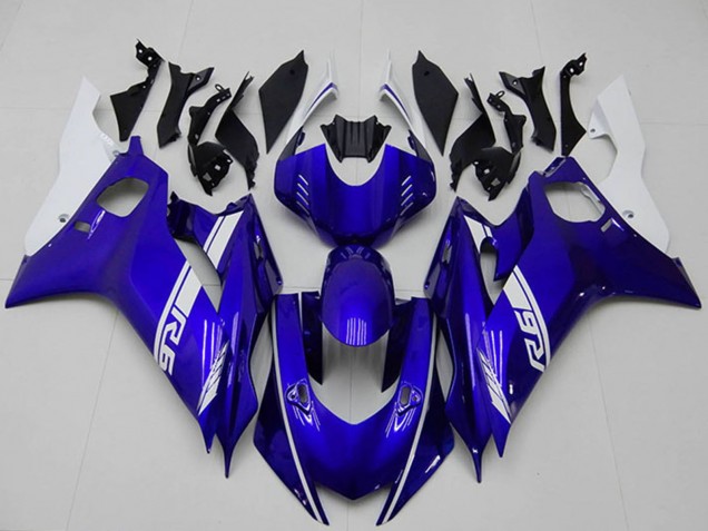 Preisgünstige Yamaha YZF R6 Motorrad Verkleidung 2017-2023 - Weiss Blau