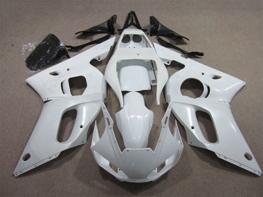 Preisgünstige Yamaha YZF R6 Motorrad Verkleidung 1998-2002 - Weiss