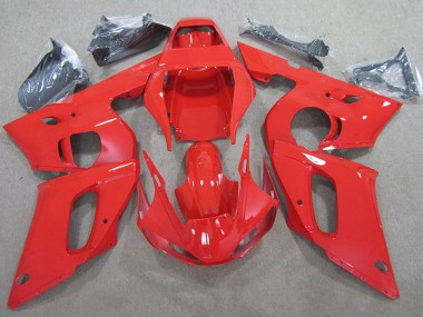 Preisgünstige Yamaha YZF R6 Motorrad Verkleidung 1998-2002 - Rot