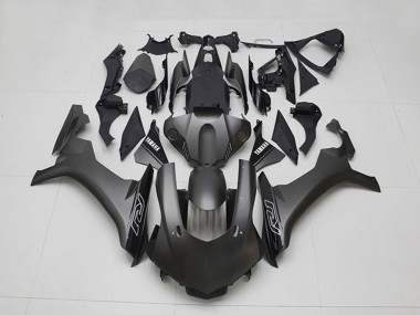 Preisgünstige Yamaha YZF R1 Motorrad Verkleidung 2015-2019 - Matt Schwarz Glanzendes Schwarz