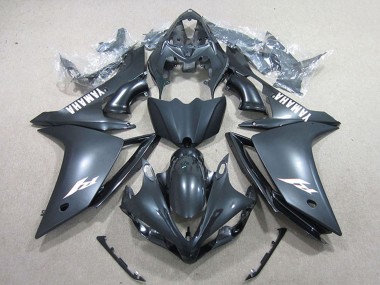 Preisgünstige Yamaha YZF R1 Motorrad Verkleidung 2007-2008 - Matt Schwarz Weiss Aufkleber