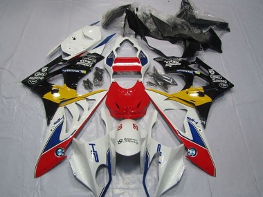 Preisgünstige BMW S1000RR Motorrad Verkleidung 2009-2014 - Weiss Rot Gelb Blau Schwarz HP Castrol