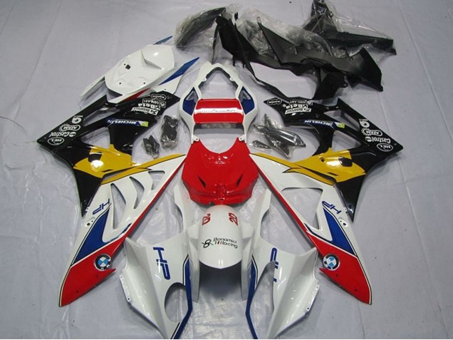 Preisgünstige BMW S1000RR Motorrad Verkleidung 2009-2014 - Weiss Rot Gelb Blau Schwarz HP Castrol