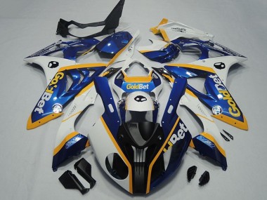 Preisgünstige BMW S1000RR Motorrad Verkleidung 2009-2014 - Weiss Gelb Blau Matt Schwarz GoldBet