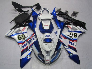 Preisgünstige BMW S1000RR Motorrad Verkleidung 2009-2014 - Weiss Rot Blau Schwarz Sterilgarda 69