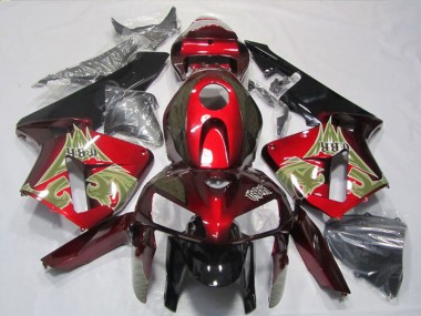 Preisgünstige Honda CBR600RR Motorrad Verkleidung 2005-2006 - Schwarz Rot