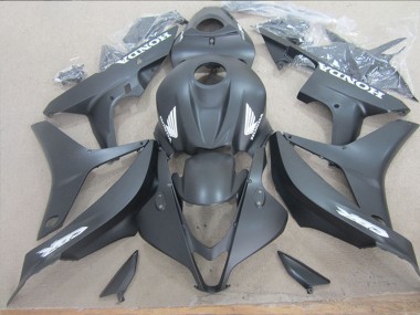 Preisgünstige Honda CBR600RR Motorrad Verkleidung 2007-2008 - Matt Schwarz Weiss Aufkleber
