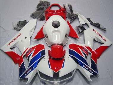 Preisgünstige Honda CBR600RR Motorrad Verkleidung 2013-2023 - Weiss Rot Blau HRC