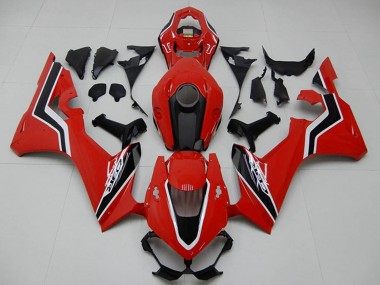 Preisgünstige Honda CBR1000RR Motorrad Verkleidung 2017-2023 - Rot Schwarz Weiss