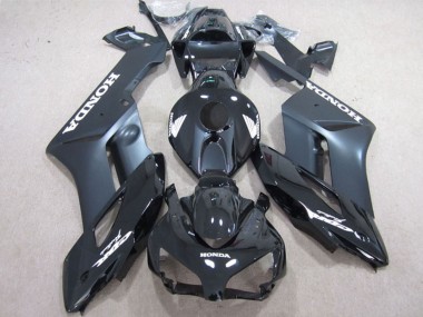 Preisgünstige Honda CBR1000RR Motorrad Verkleidung 2004-2005 - Glanzendes Schwarz Matt Schwarz Weiss Aufkleber