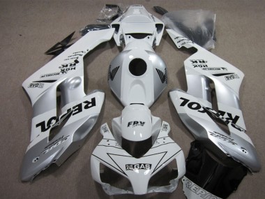Preisgünstige Honda CBR1000RR Motorrad Verkleidung Kit 2004-2005 - Weiss Silber Schwarz Repsol