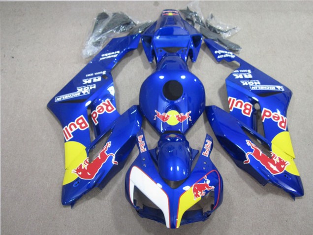 Preisgünstige Honda CBR1000RR Motorrad Verkleidung 2004-2005 - Blau Gelb Weiss Red Bull