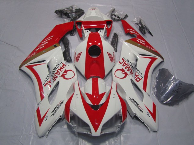 Preisgünstige Honda CBR1000RR Motorrad Verkleidung 2004-2005 - Weiss Rot Pramac