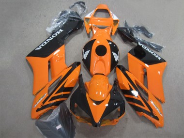 Preisgünstige Honda CBR1000RR Motorrad Verkleidung 2004-2005 - Orange Glanzendes Schwarz
