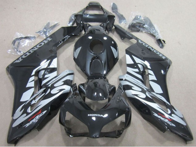 Preisgünstige Honda CBR1000RR Motorrad Verkleidung 2004-2005 - Glanzendes Schwarz Silber